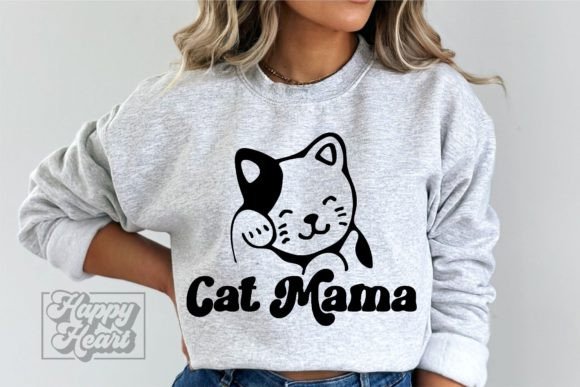 Cat Mama SVG PNG – A Closer Look for Real Embroidery Use