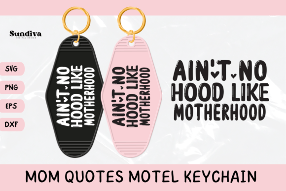 Mom Motel Keychain SVG: A Charming Touch for Handmade Keepsakes