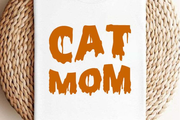 Retro Halloween Cat Mom SVG PNG: Design Review for Real Embroidery Use